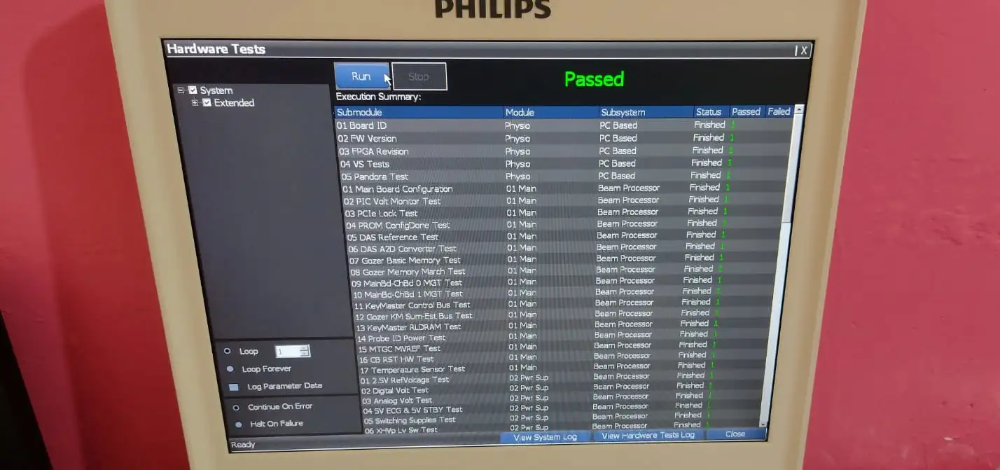 Passwords de servicio para equipos Philips